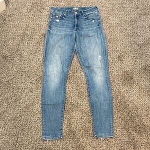 MOTHER Light Blue Skinny Jeans Size 27